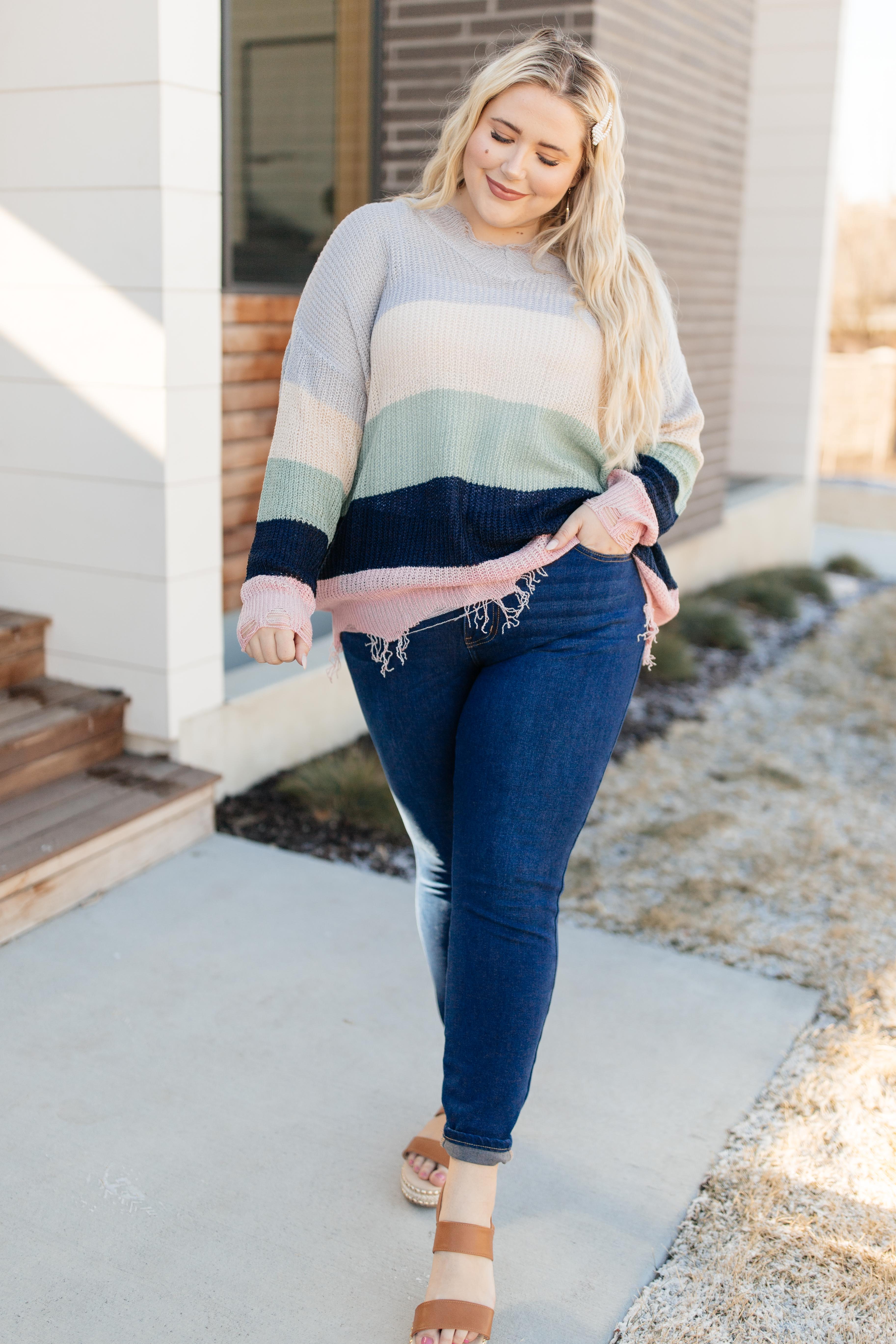 Deliah Distressed Sweater