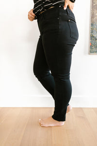 Devastatingly Dark Black Jeans