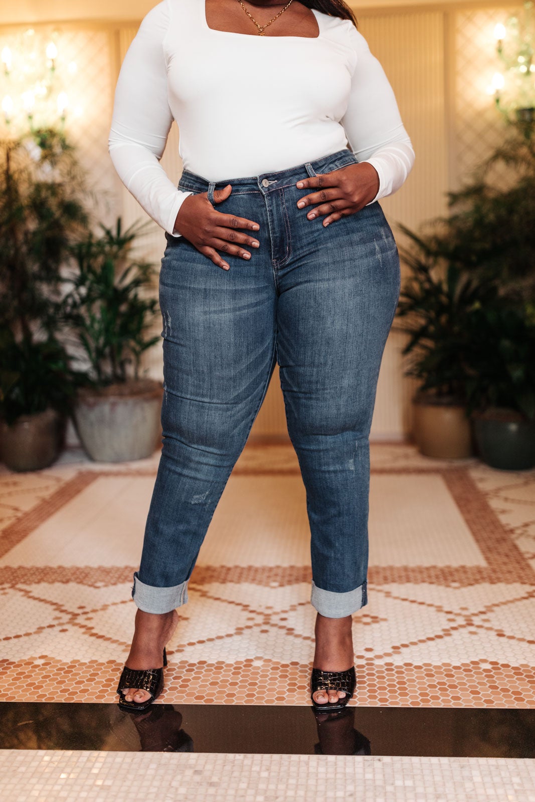 Double Trouble Midrise Boyfriend Jeans