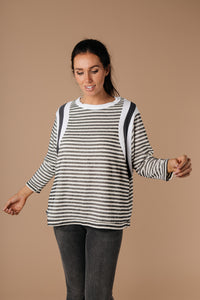 Double Trouble Striped Top