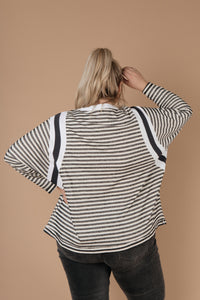 Double Trouble Striped Top