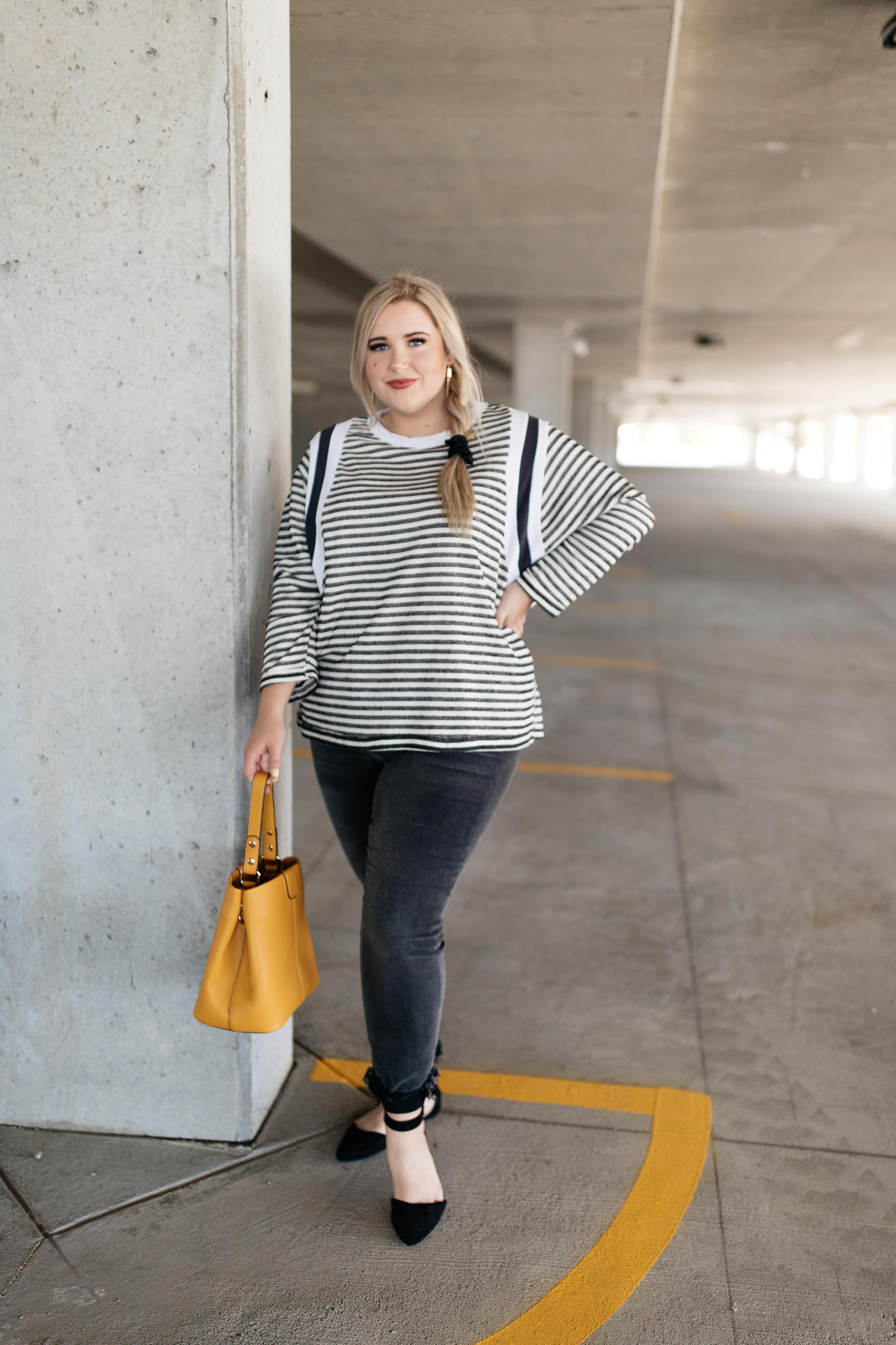 Double Trouble Striped Top