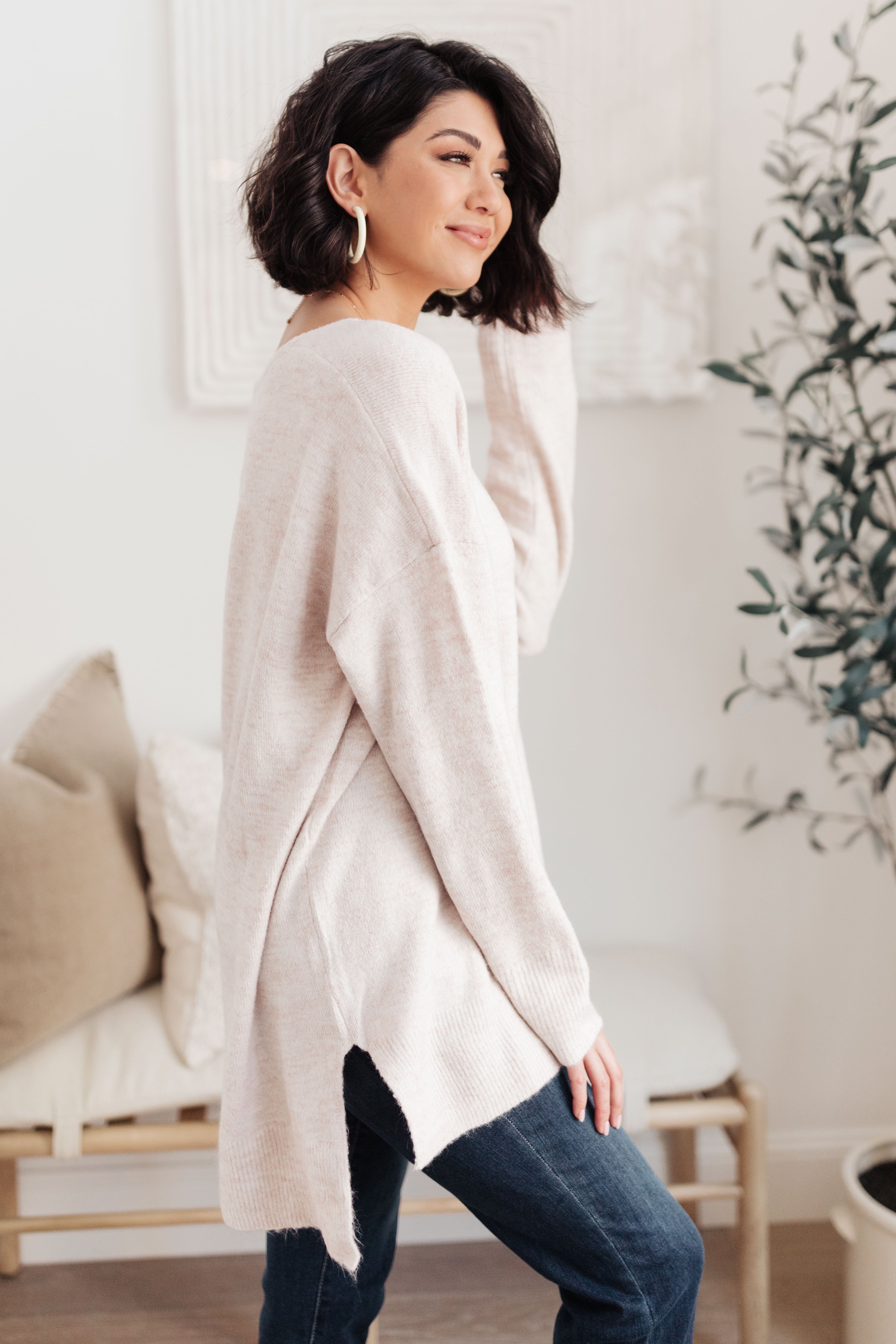 Effortless Sweater in Light Pink