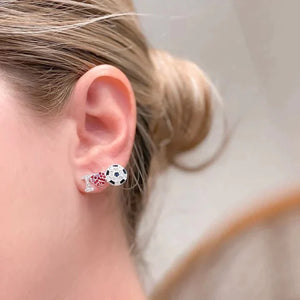 PREORDER: Love Sports Rhinestone Stud Earrings in Assorted Styles