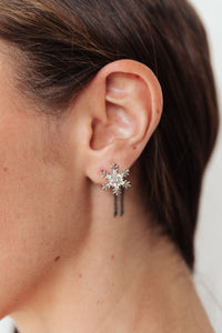 Falling Snowflake Studs