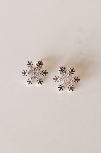 Falling Snowflake Studs