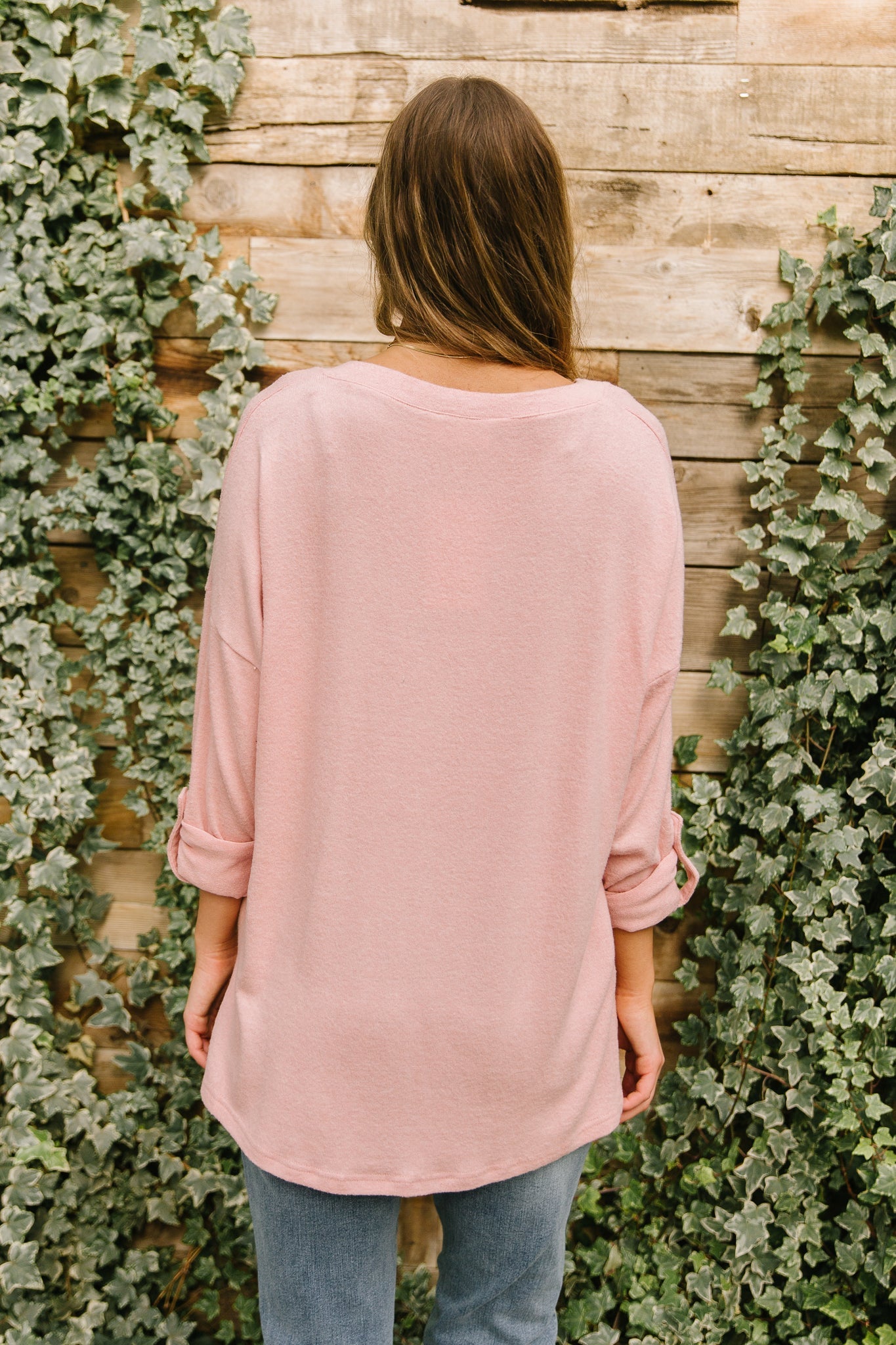 Feeling Cozy Top in Pink