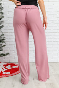 French Terry Lounge Pants In Rose