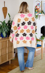 Garden Box Flower Cardigan