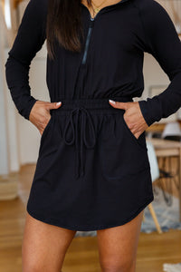 Getting Out Long Sleeve Hoodie Romper