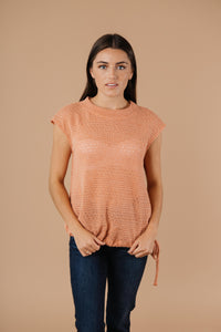 Girls Don't Sweat Sweater In Apricot