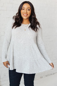 Give A Twirl Sweater in Gray