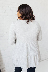 Give A Twirl Sweater in Gray