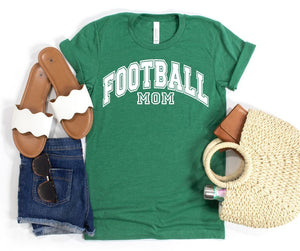 PREORDER: Football Mom Graphic Tee in 10 Colors