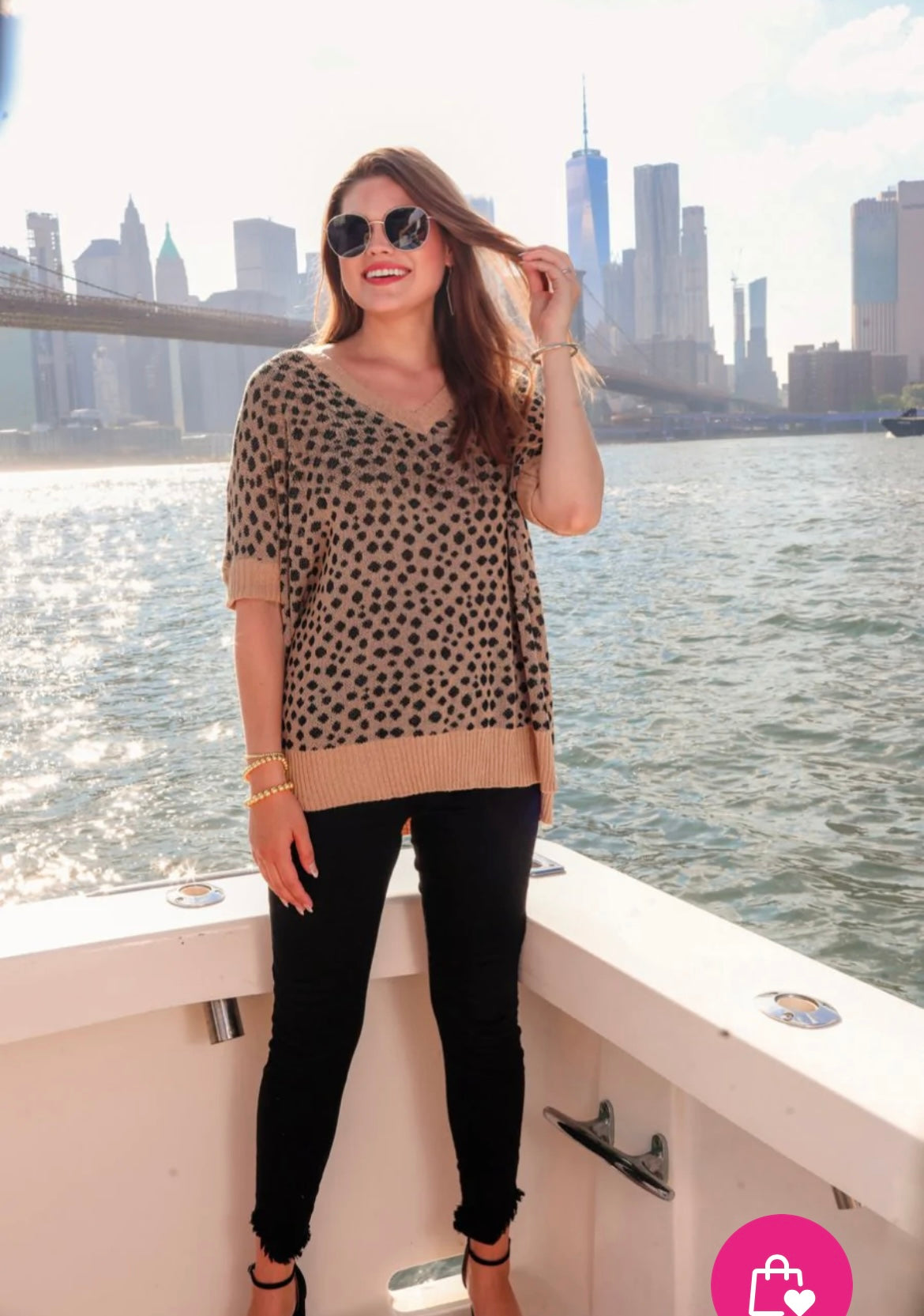 PREORDER: Jenna Hi Lo Tunic in Leopard