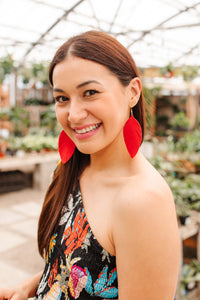 Jasmine Earrings in Red