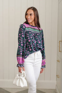 Exquisite Beauty Floral Blouse