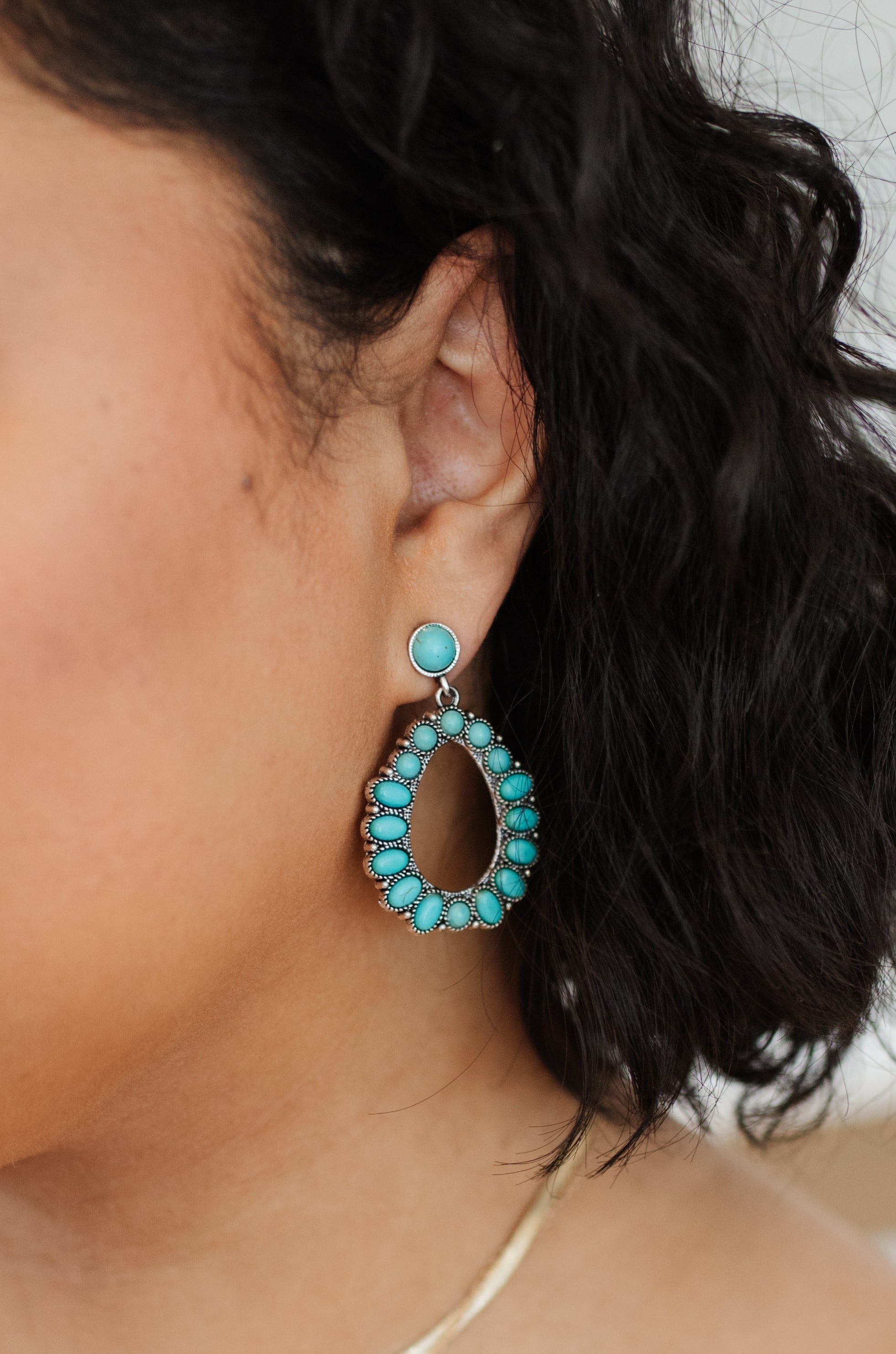 Turquoise Teardrop Earrings