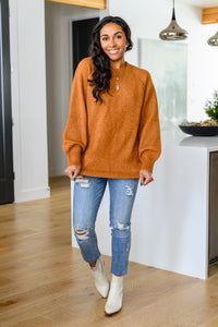 In Warm Arms Sweater in Rust