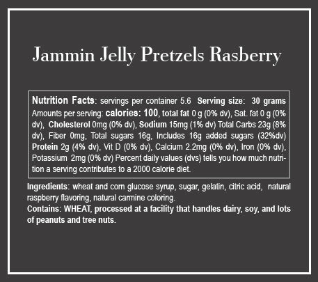 Sweetables | Jammin Jelly Pretzels Raspberry