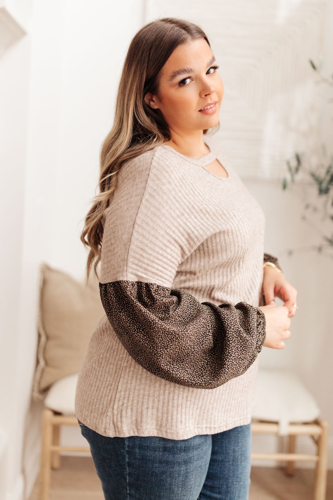 Jennica Top in Taupe