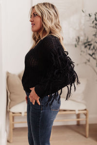 Katrina Fringe Sweater