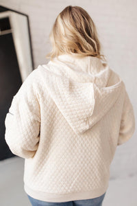 Keep Me Cozy Quilted Jacket in Cream