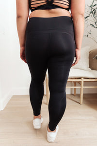 Keep Up Black Leggings