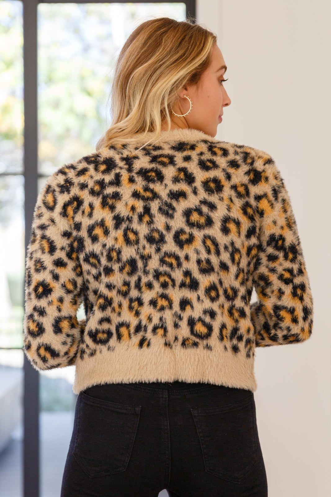 Kimberly Fuzzy Animal Print Cardigan