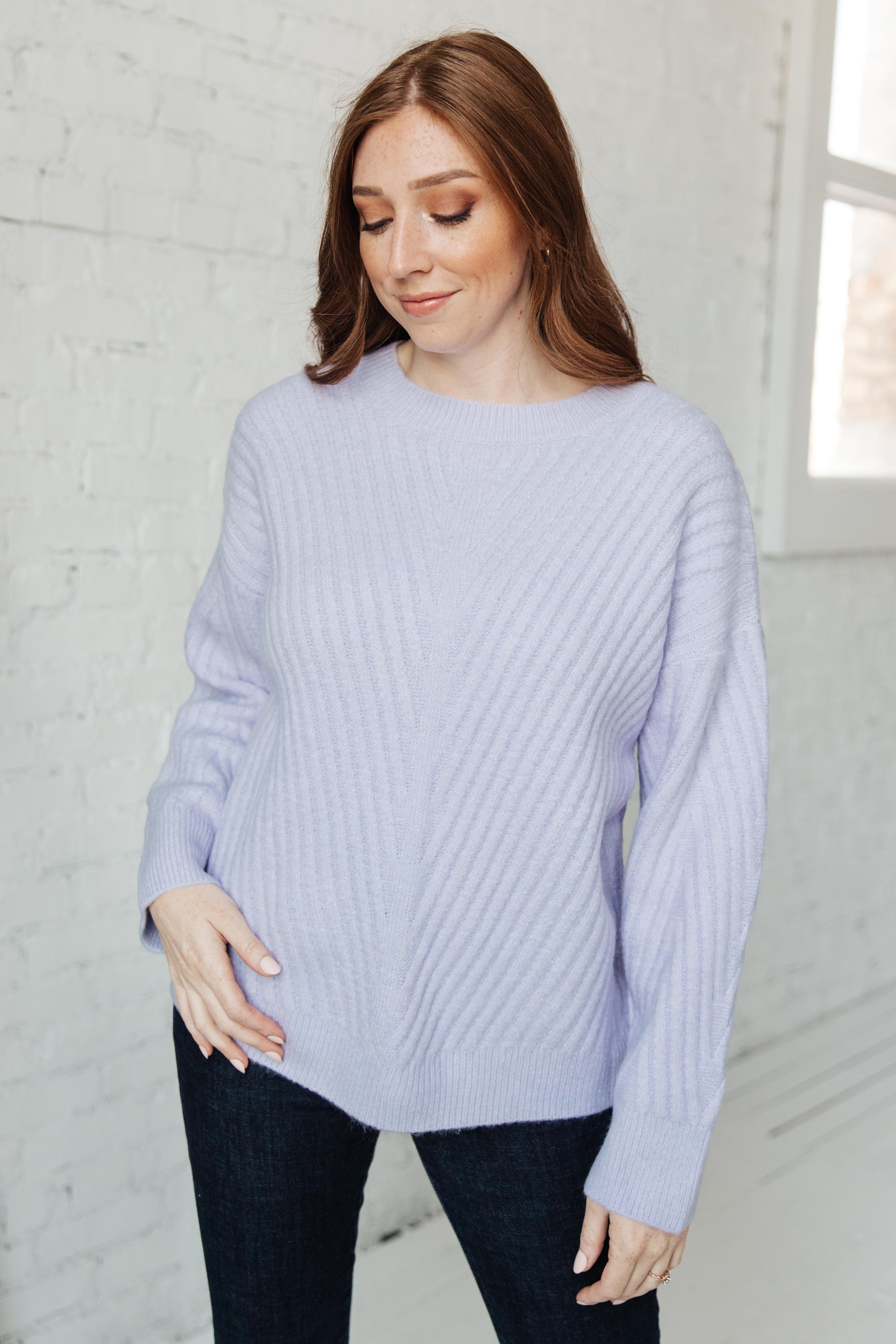 La-La Lux Sweater in Lavender