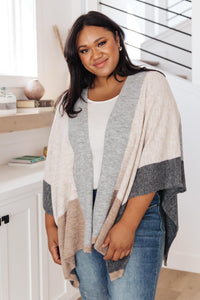 Lightly Layering Poncho Cardigan