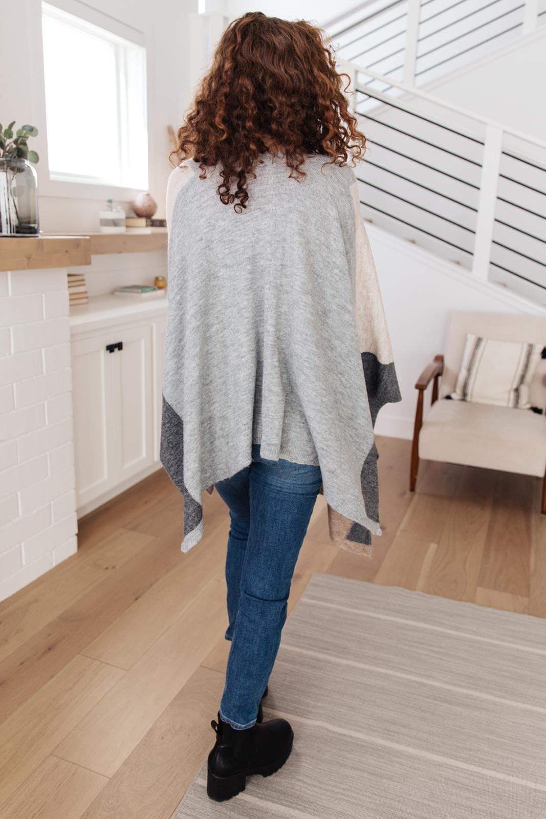 Lightly Layering Poncho Cardigan