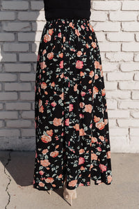 Lilith Maxi Skirt In Black