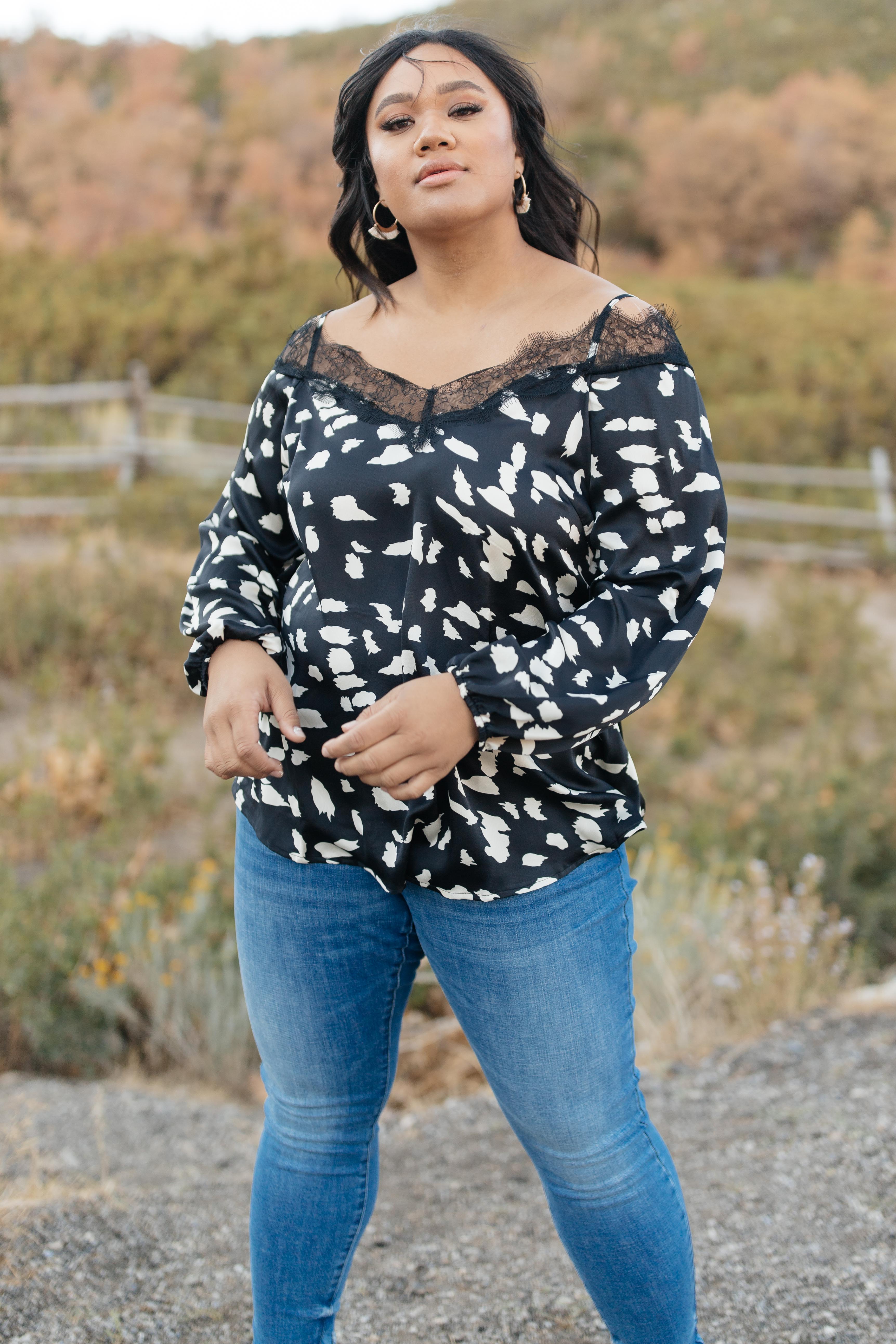 Lined With Lace Blouse