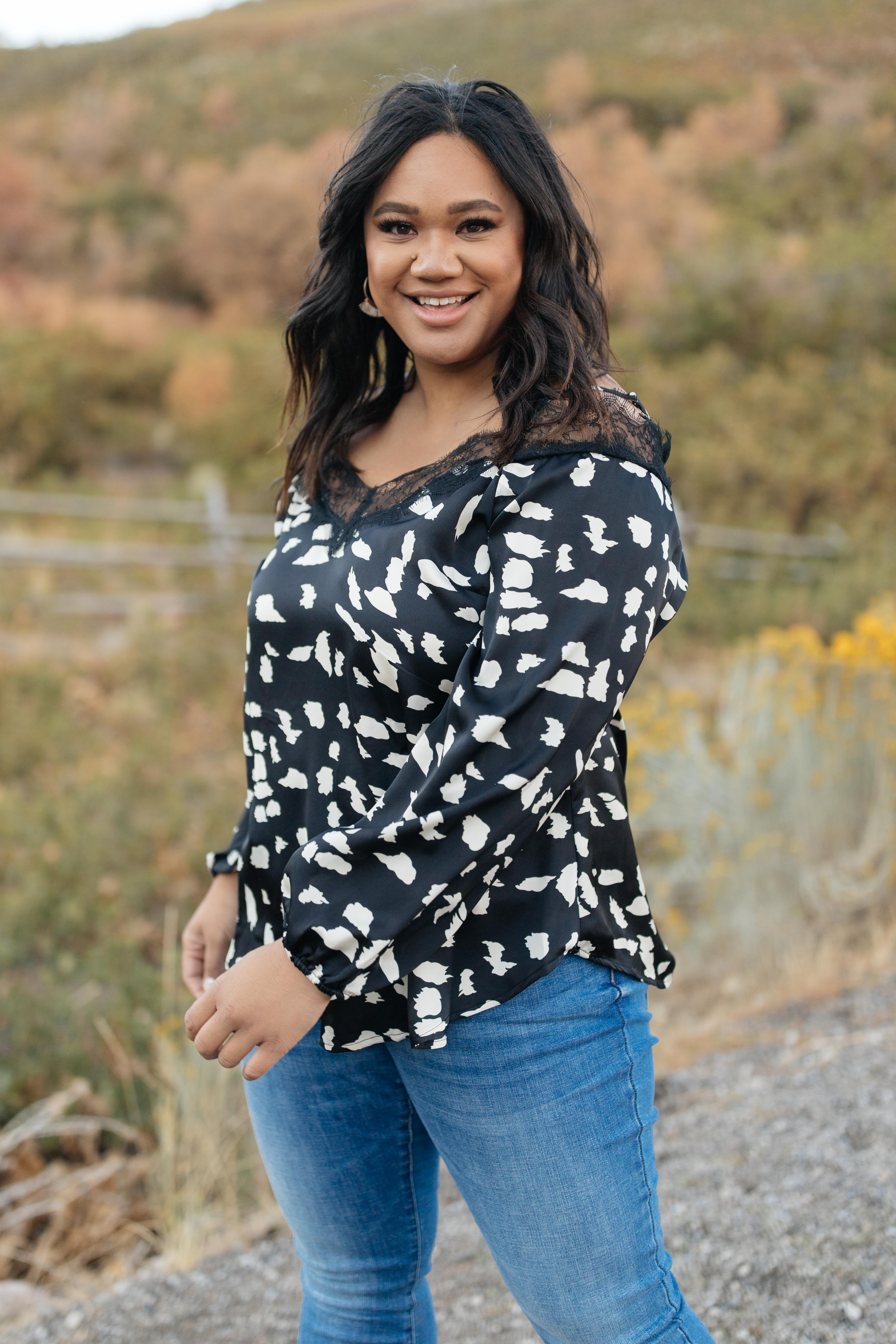 Lined With Lace Blouse