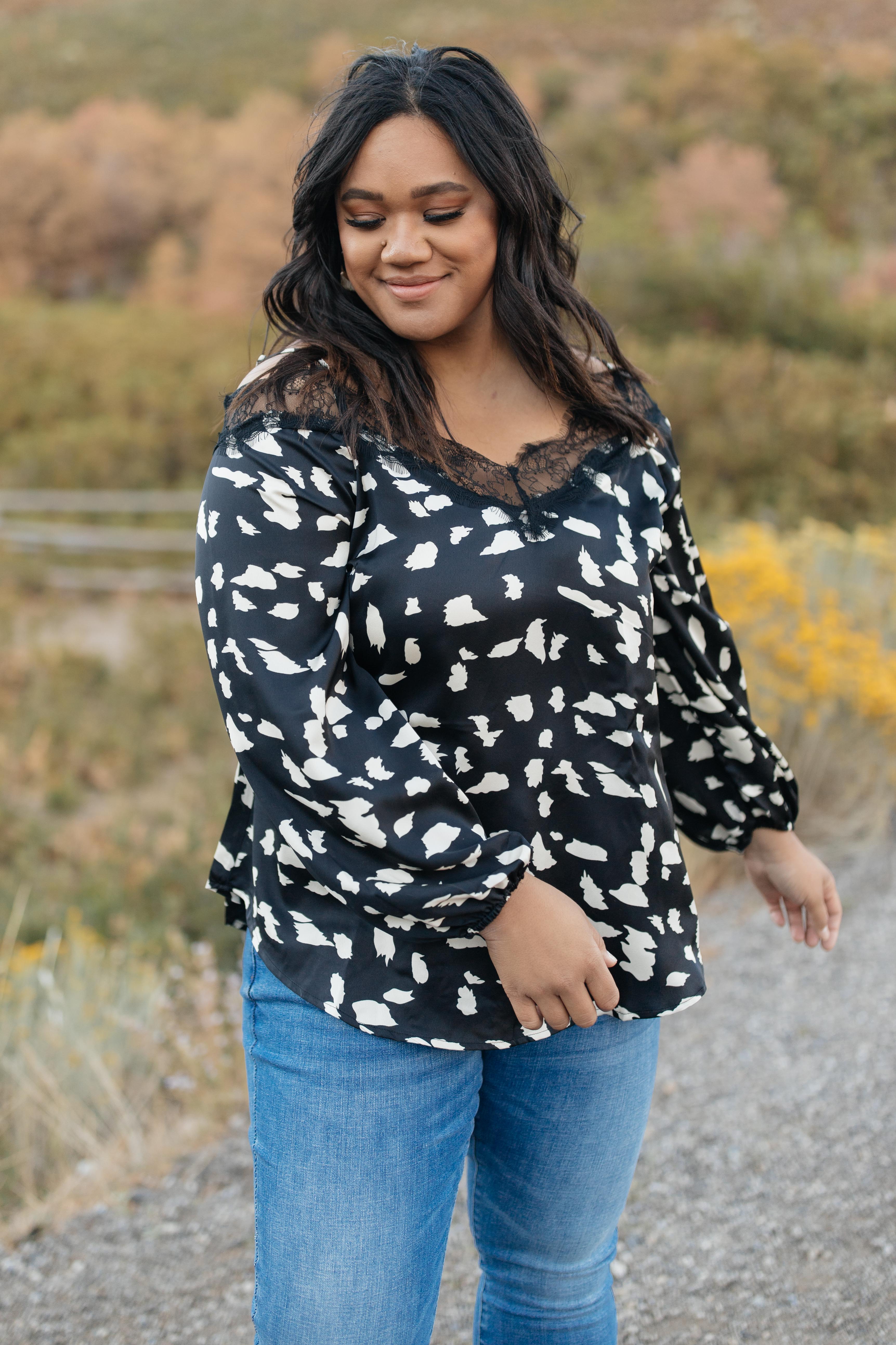 Lined With Lace Blouse