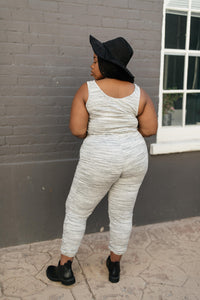 Lounge In Style Melange Jumpsuit