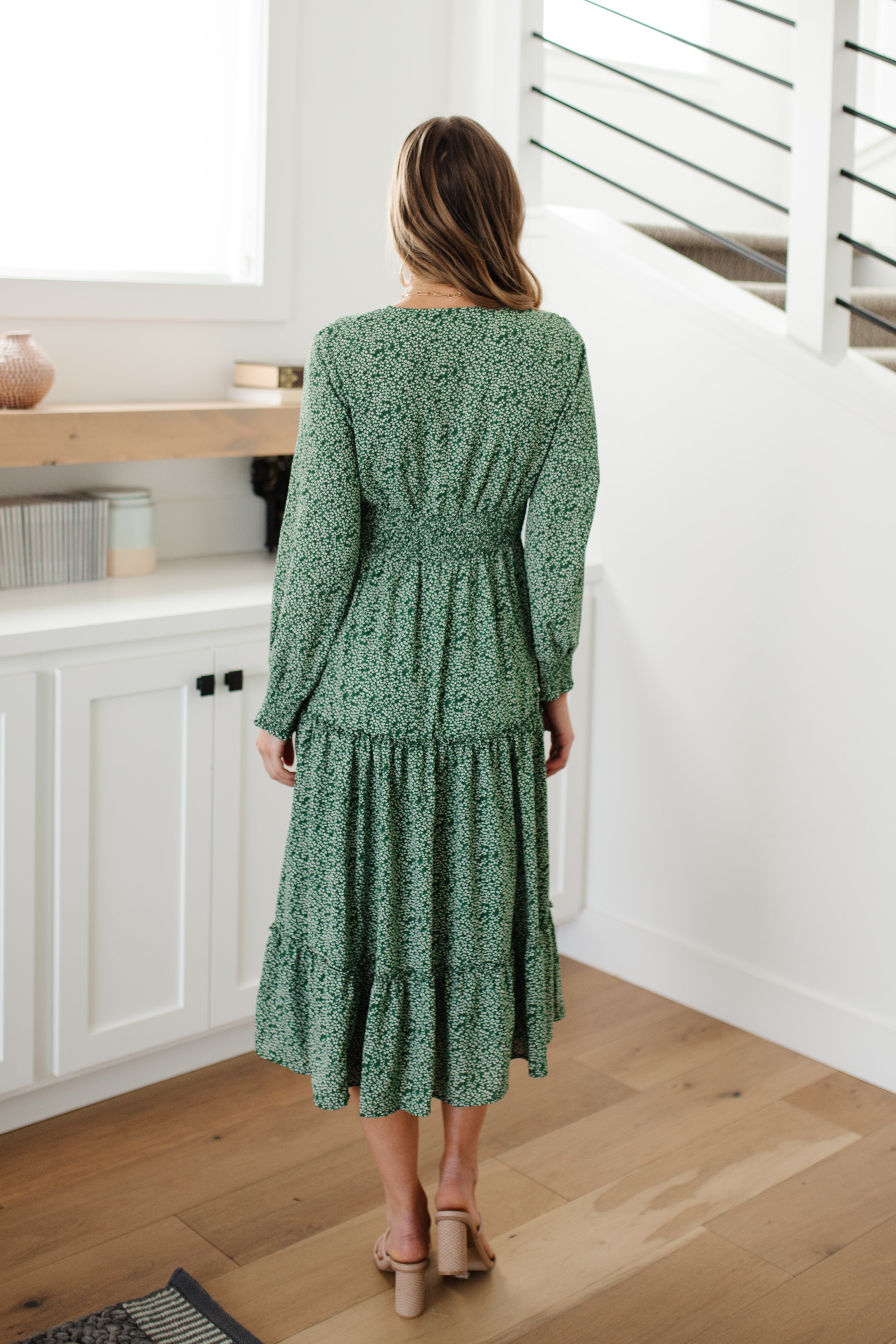 Lucky Day Dress In Green