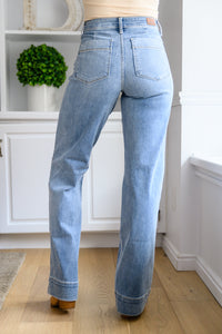 Mindy Mid Rise Wide Leg Jeans