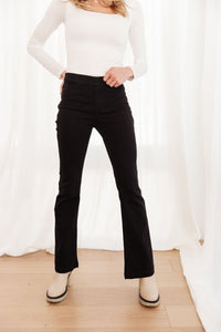 Next Level Black Flare Jeans