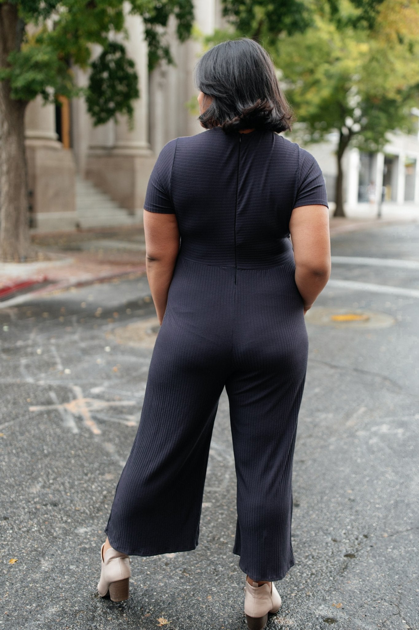 Nora Jumpsuit in Charcoal