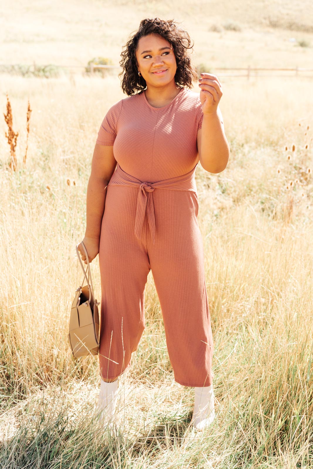 Nora Jumpsuit in Cinnamon