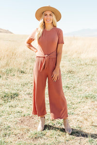 Nora Jumpsuit in Cinnamon