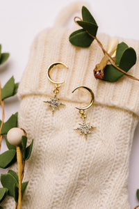 North Star Drop Earrings