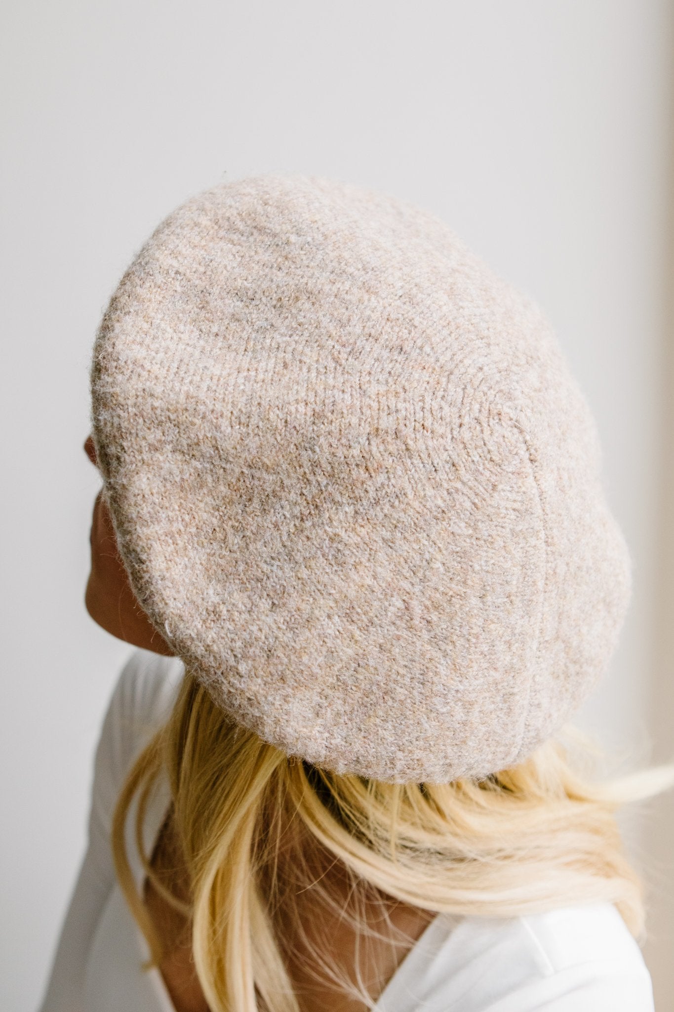 Ohh La La Wool Beret in Taupe