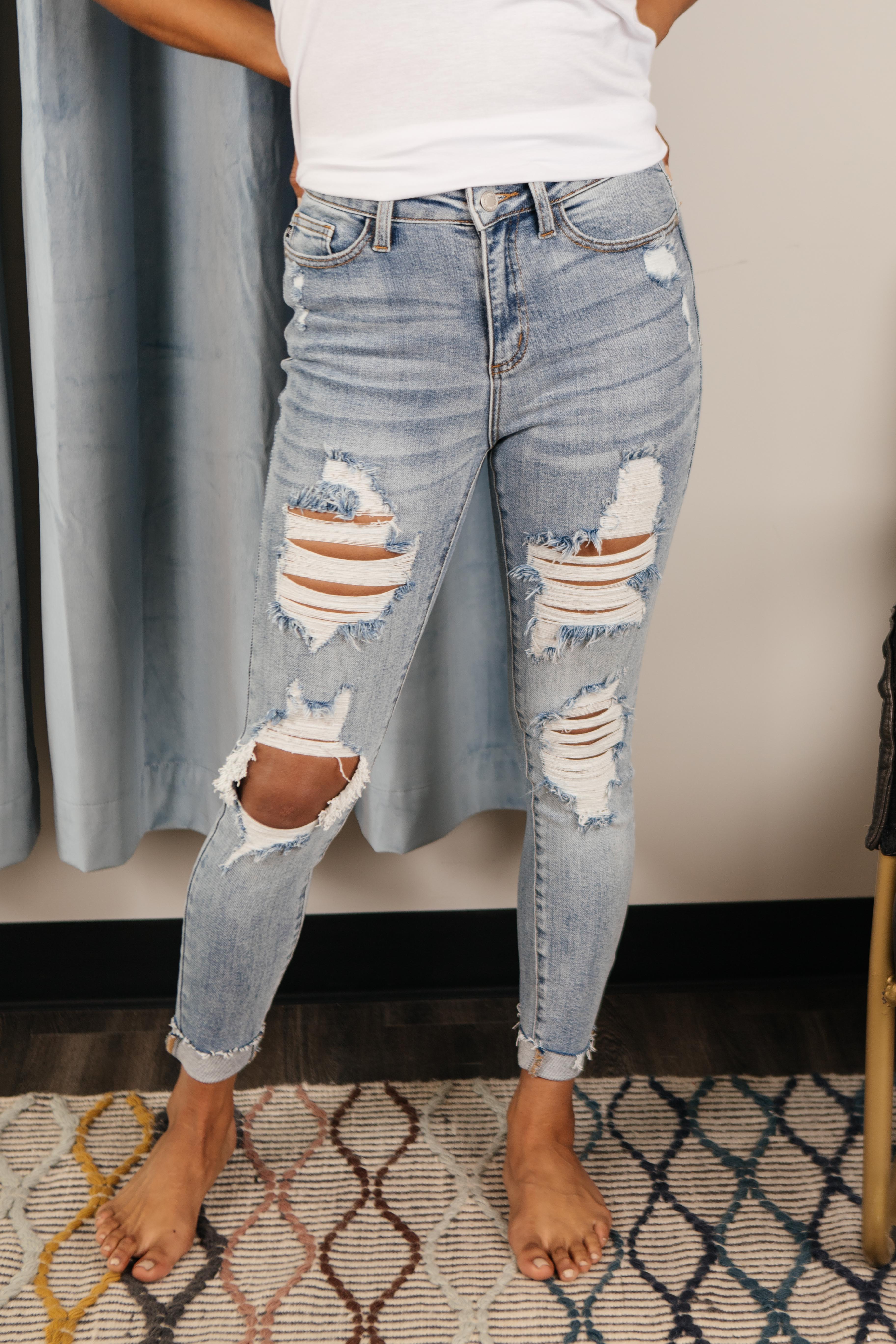 Old Is New Distressed Jeans