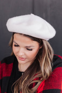 Ooh La La Beret in Ivory