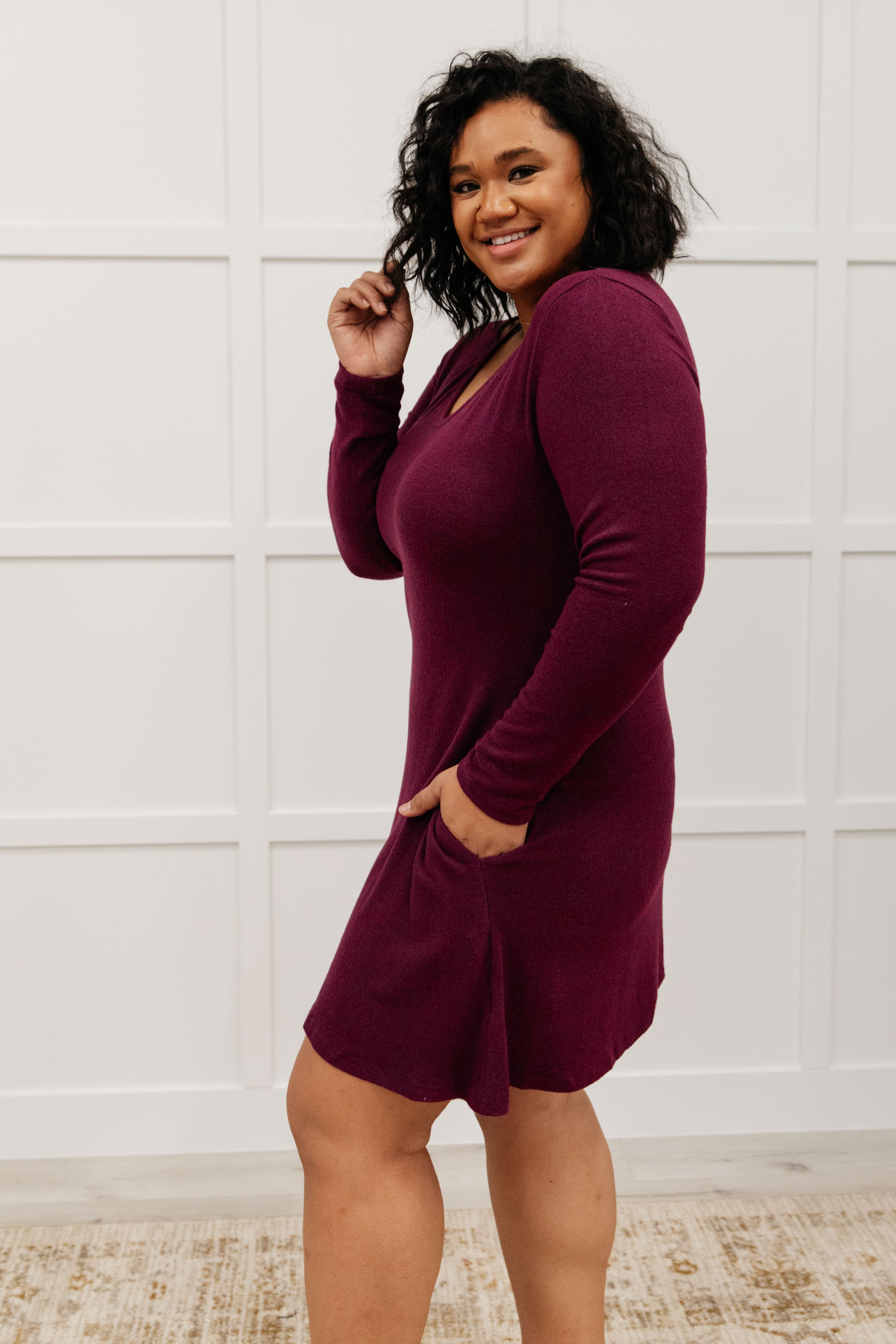 Paloma Tunic In Burgundy