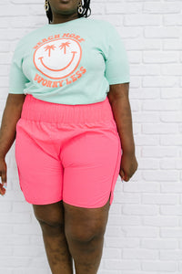 Potential Energy Shorts in Pink