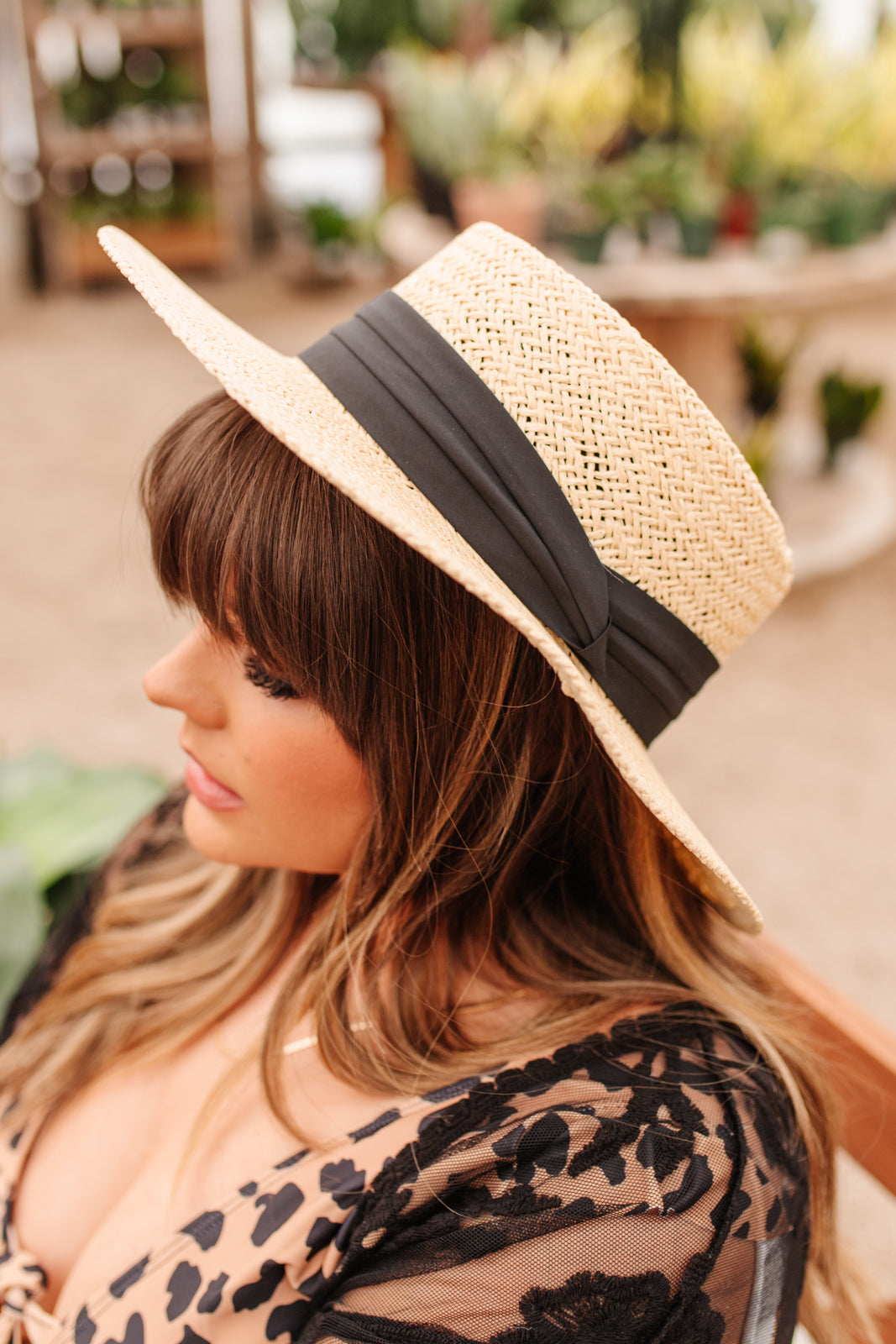 Rays Of Light Straw Hat